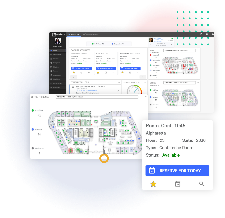 Hybrid Office Space Management - Image Section